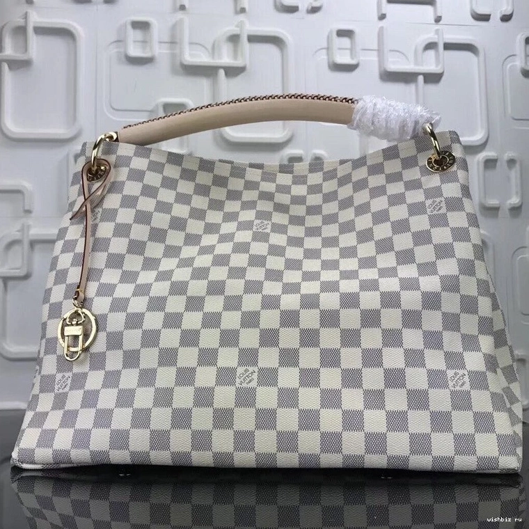 WIS VUITTON AZUR MM LOUIS ARTSY DAMIER BAG 0913